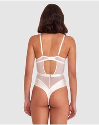 Bras N Things - Floriane Push Up Bodysuit - Ivory