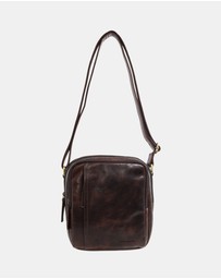 Pierre Cardin - Pierre Cardin Men's Leather Classic Crossbody Bag