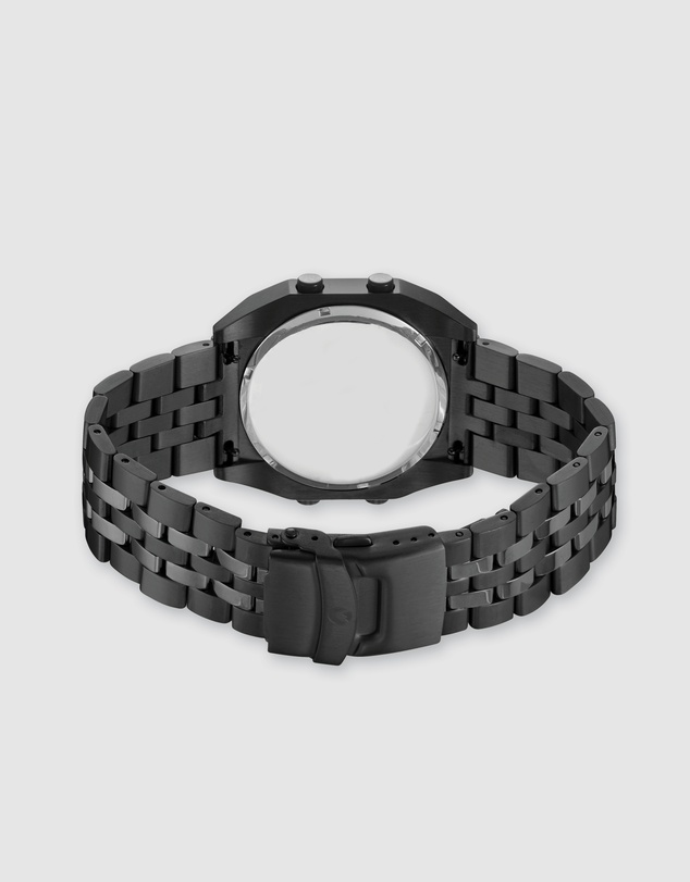 Maxum - Raglan Tide Watch- Black Stainless Steel Strap