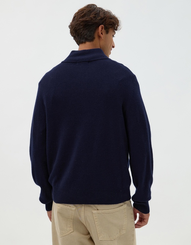AERE - Merino Wool Quarter Zip Sweater