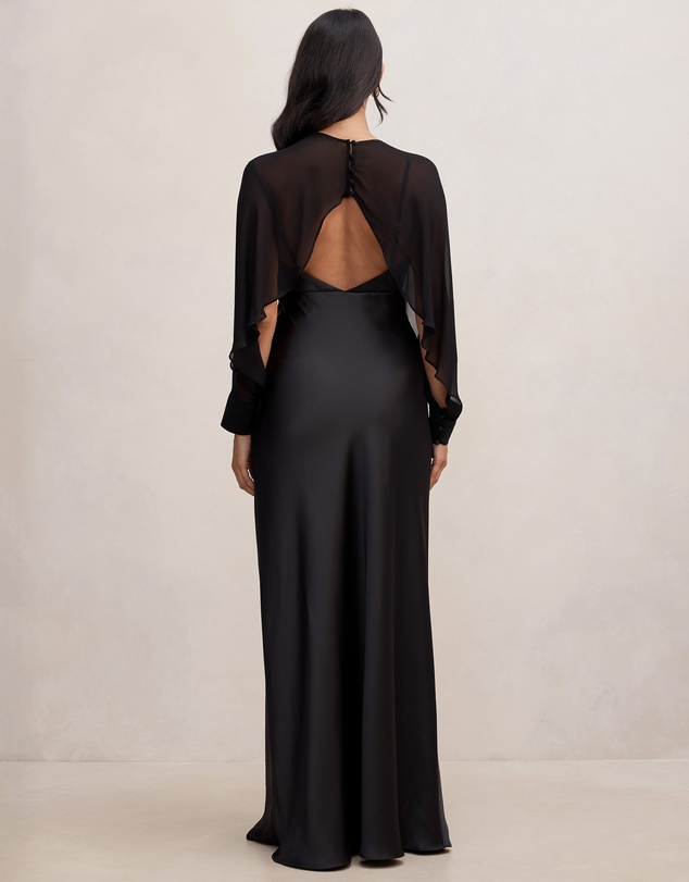 Forever New - Electra Sleeves Cape Maxi Dress