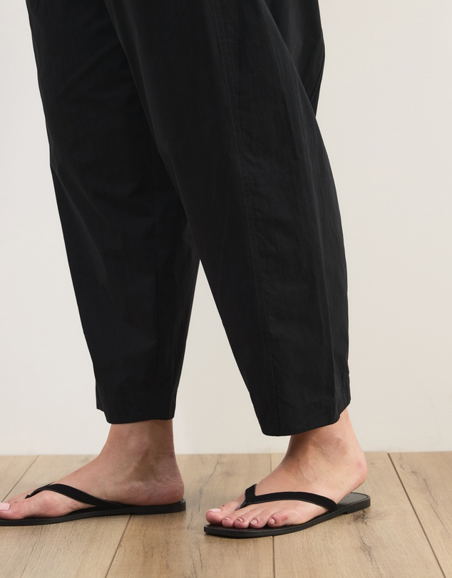 Atmos&Here Curvy - Sienna Cotton Barrel Leg Pants