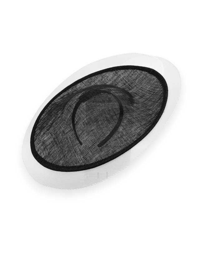 Morgan & Taylor - Viviana Plate Fascinator in Black