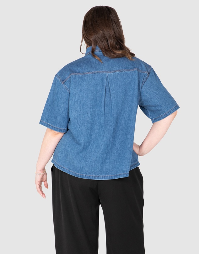 Love Your Wardrobe - Harper Denim Shirt