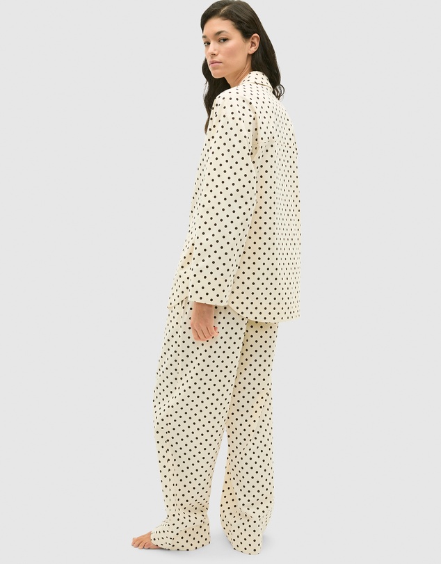 Seed Heritage - Spot Flannelette Shirt and Pant PJ Set