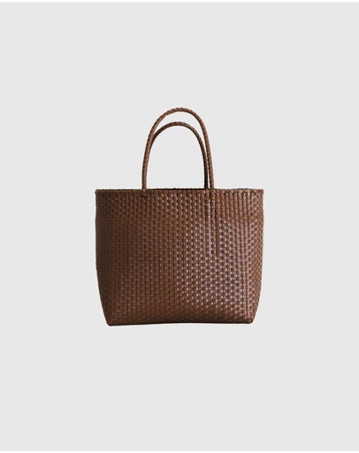 Mimmi Terra - Woven Eco Tote Cioccolato