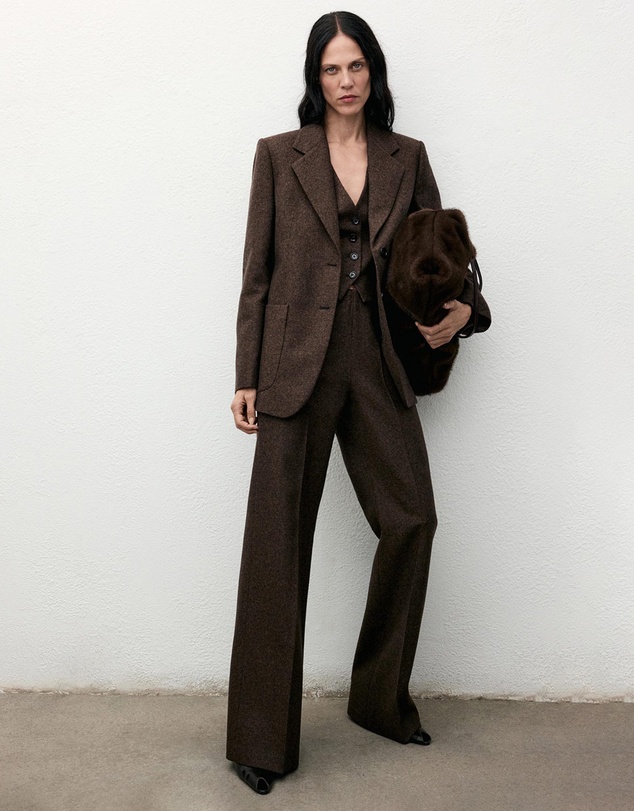 M.N.G - Speckled Wool Trousers