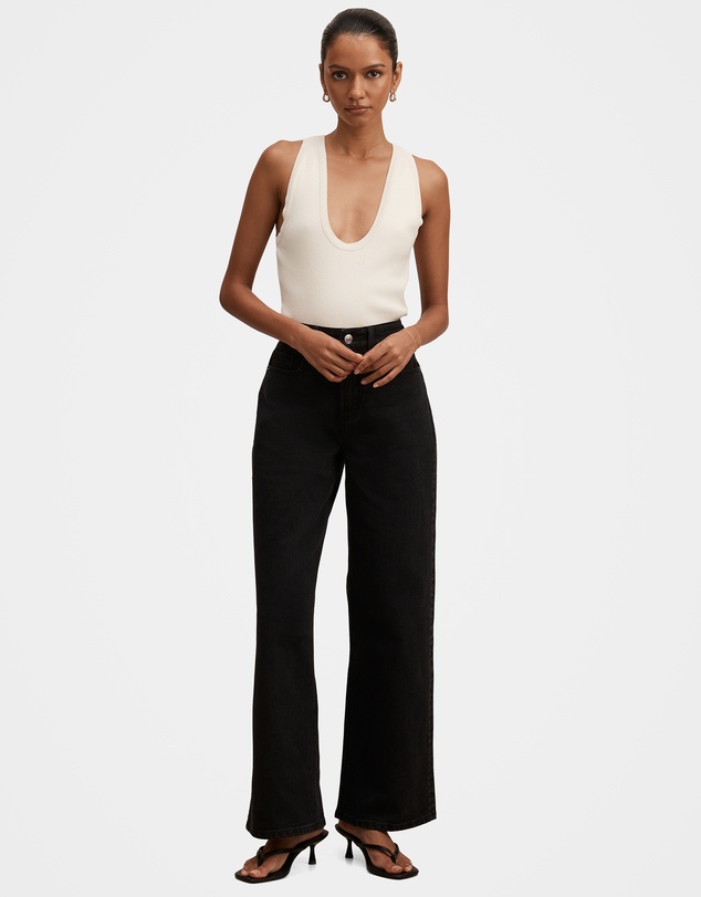 Forever New Petite - Nicki Petite Mid Rise Straight Jeans