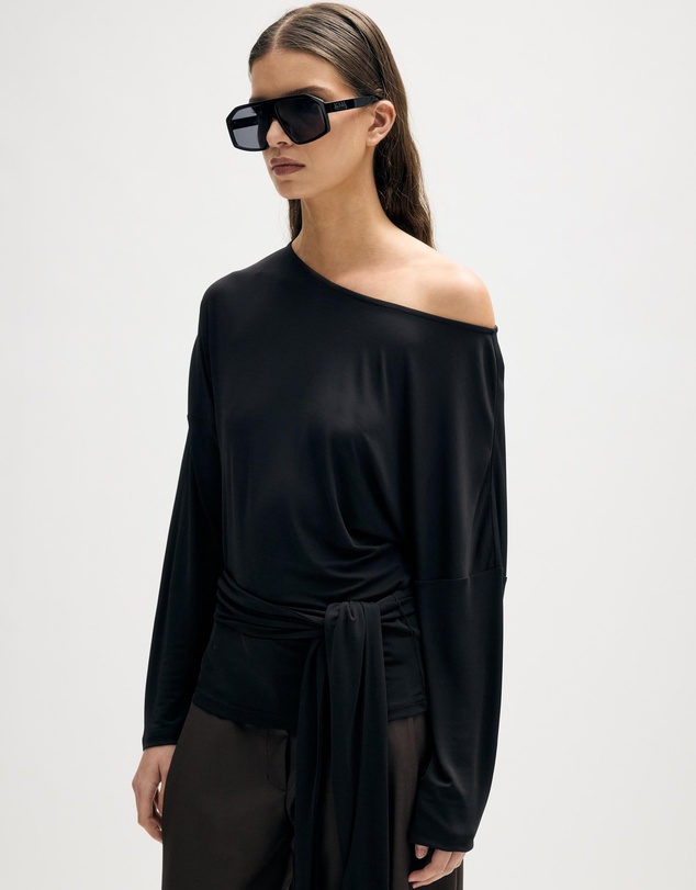 Minima Esenciales - Fia Batwing Tie Jersey Top