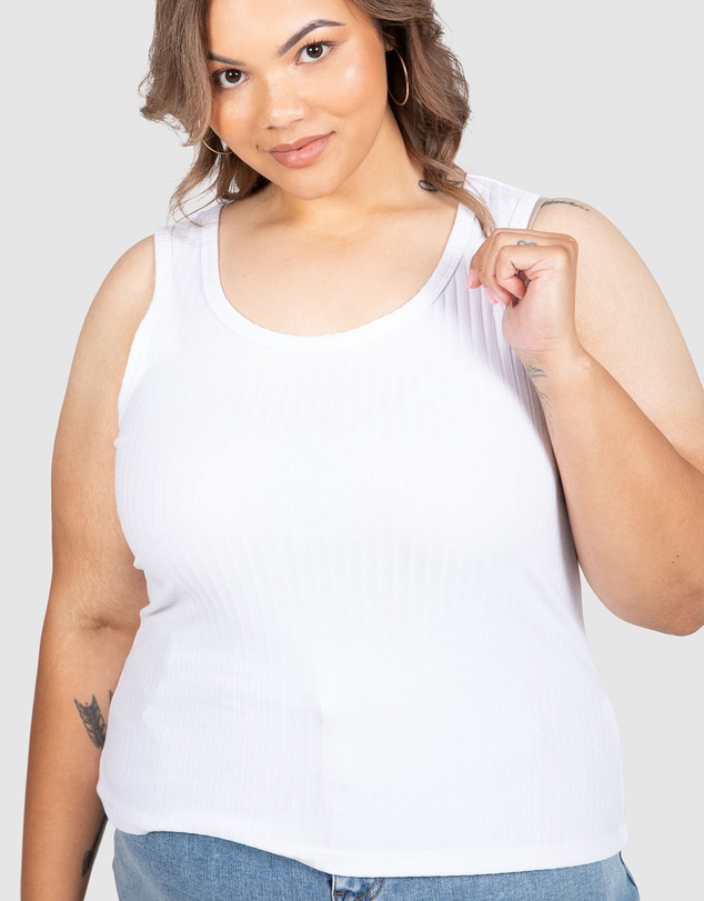Love Your Wardrobe - Arial Rib Tank