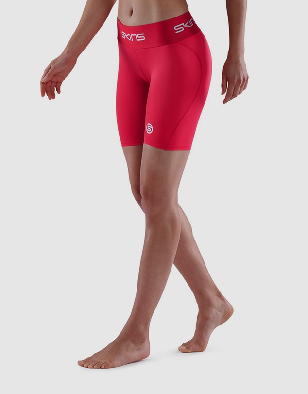 SKINS - SKINS Compression Women's Series-1 Activewear Half Tight Red