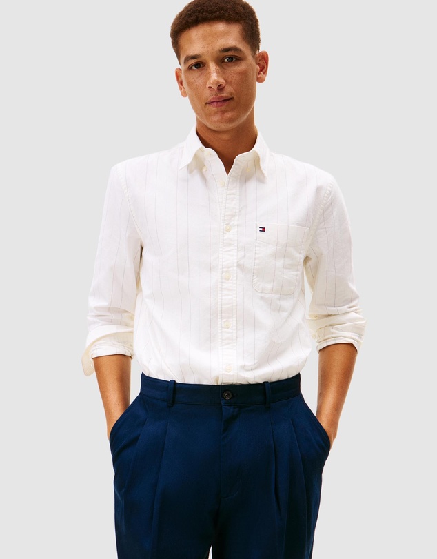 Tommy Hilfiger - Regular Fit Pinstripe Oxford Shirt