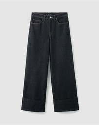 M.N.G - Turned-Up Straight Jeans