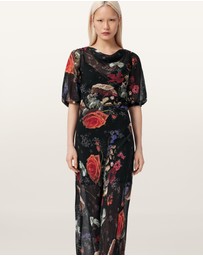 AllSaints - Tiwa Silk-Blend Dress