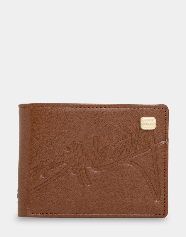 Billabong - Mens Script Bi Fold Wallet