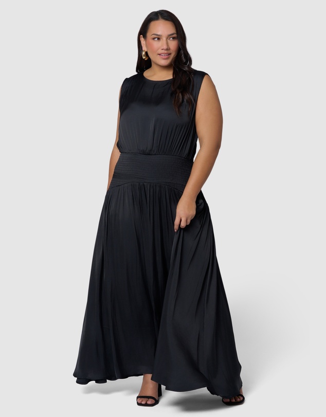 Pink Dusk by Curve Project - Power Play Maxi Dress