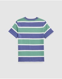 Polo Ralph Lauren - Polo Bear Striped Cotton Jersey Tee - ICONIC EXCLUSIVE - Kids