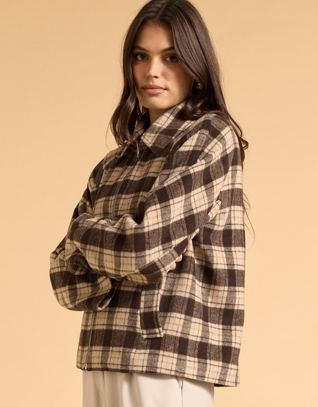 MVN - Plaid Short Jacket
