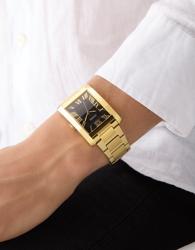 GUESS - Guess Men's Gold Tone 33.7mm Analogue Watch