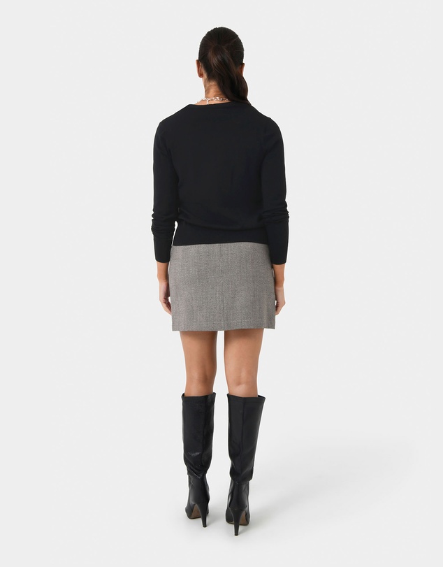 Forcast - Kai Check Mini Skirt