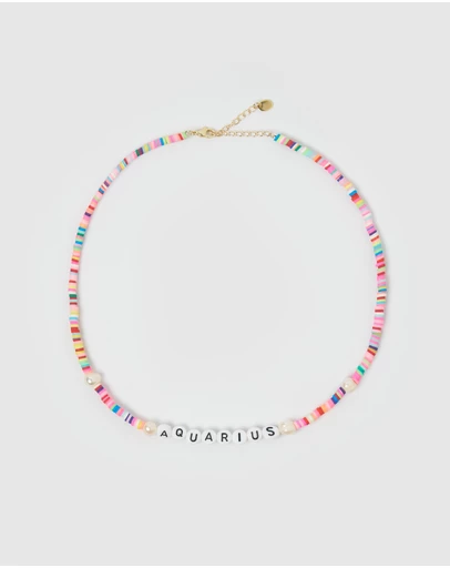 Miz Casa and Co - Aquarius Star Sign Necklace