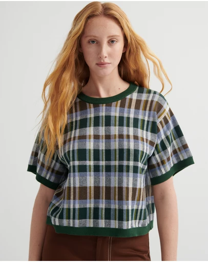 Kowtow - Chequered Tee