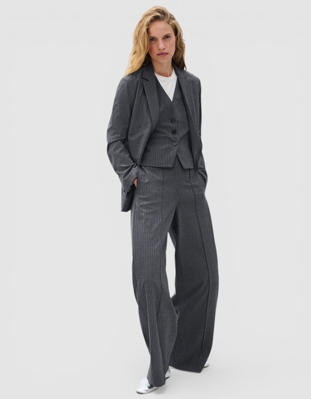 rag & bone - Jennifer Striped Combo Blazer