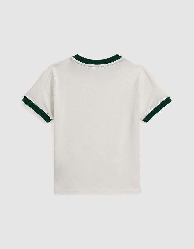 Polo Ralph Lauren - Polo Bear Cotton Ringer Tee - Babies-Kids