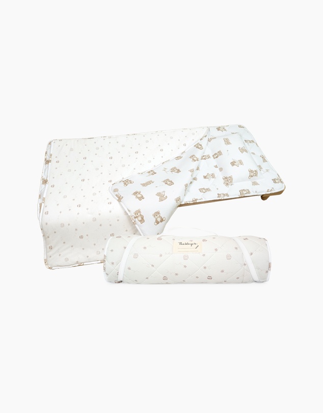 Living Textiles - Deluxe Nap Mat - Cuddly Bear