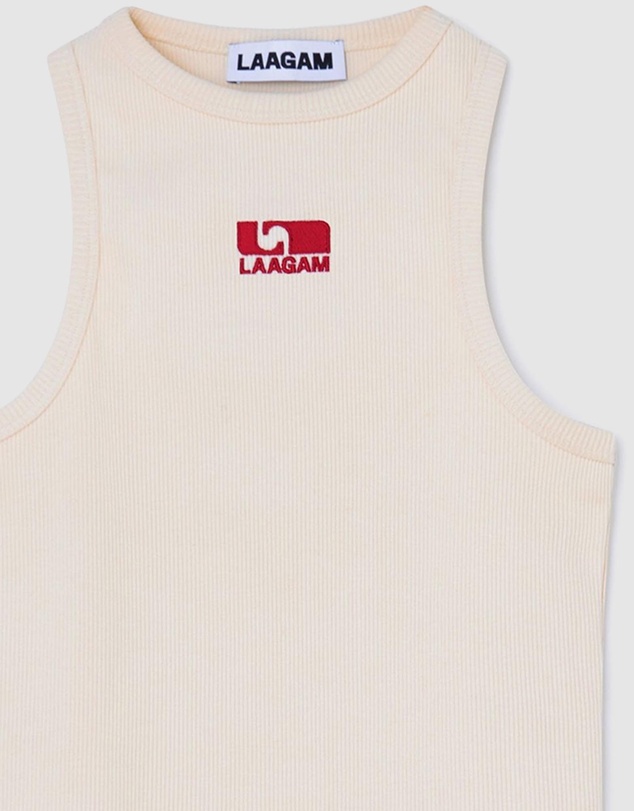 Laagam - Embroidered Logo Tank Top