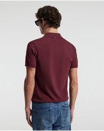 Calibre - Tech Shoulder Trim Polo Wine