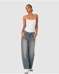 EDIKTED - Krysten Lacey Pointelle Bodysuit