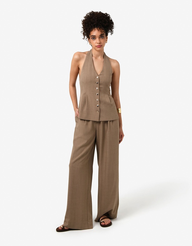 Forcast - Lola Lurex Blend Wide leg Pant