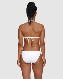 Polo Ralph Lauren - Logo Icons Embroidered String Halter Triangle Bikini Top