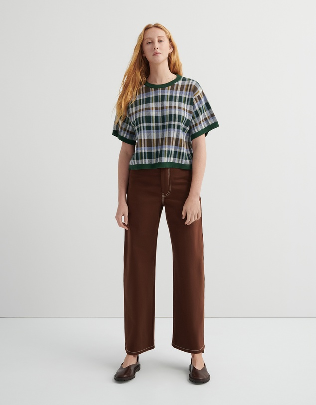 Kowtow - Chequered Tee