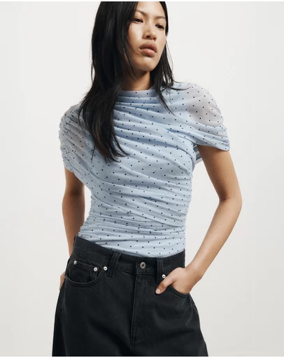 Witchery - Mesh Cape Top