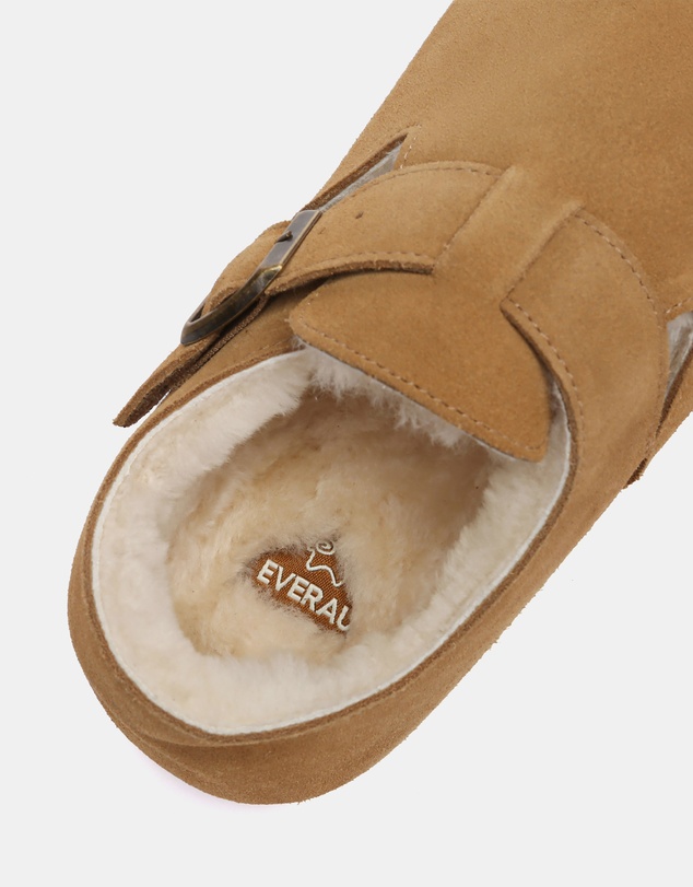 EVERAU - EverAU Ugg Hazora Cow Suede Upper Loafer Oxfords Flats