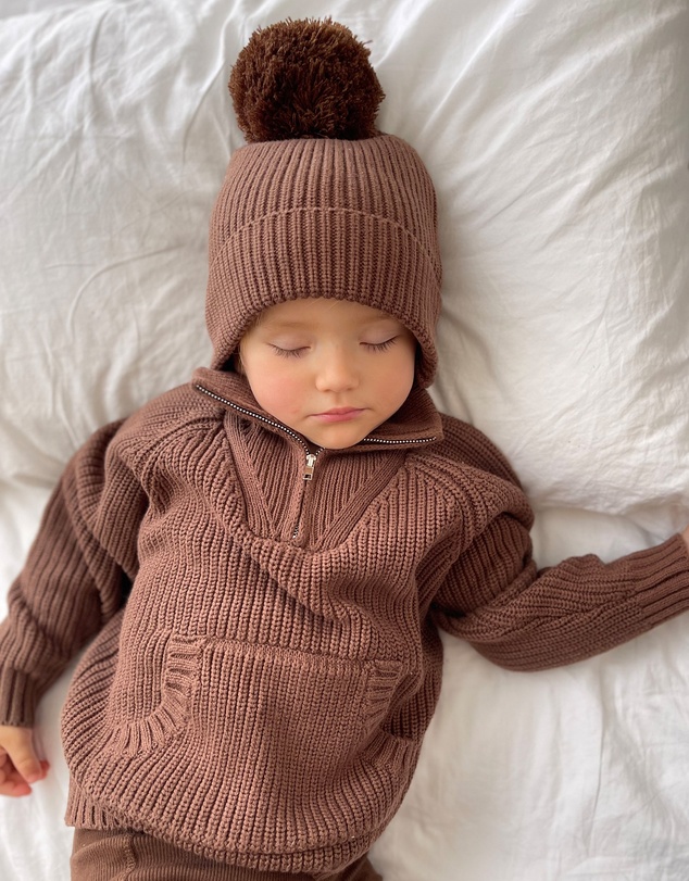 WITH LOVE FOR KIDS - Pom Pom Knitted Beanie - Babies - Kids