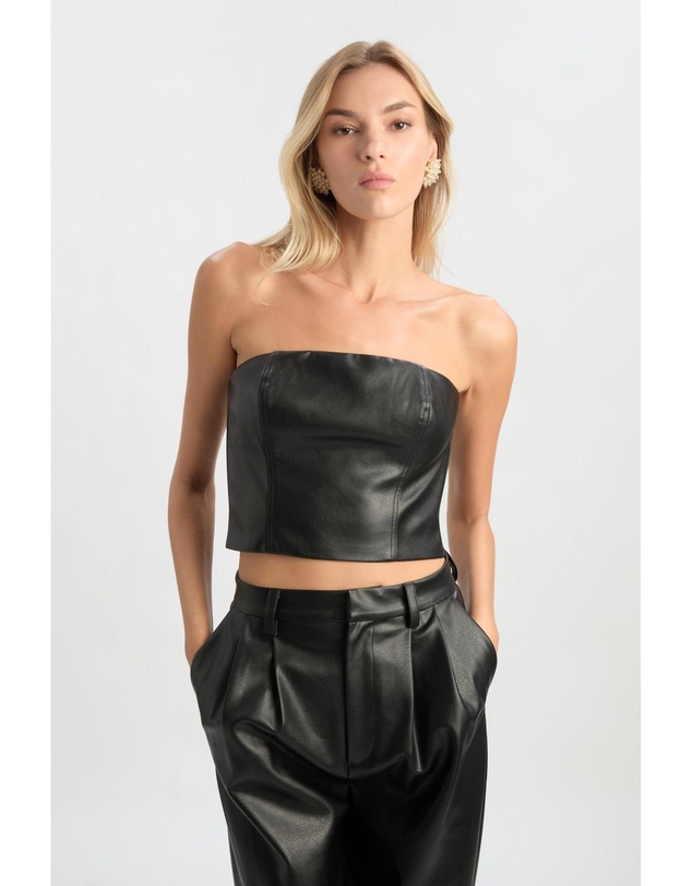 Bardot - Kelsa Vegan Leather Top