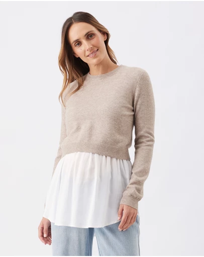 Ripe Maternity - Sandy Detachable Nursing Knit