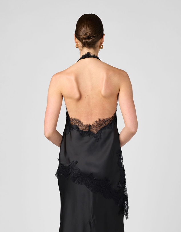 MVN - Lace Halter Neck Top