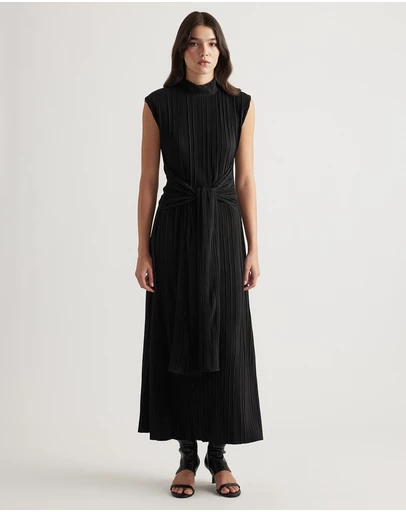 Decjuba - Taylor Tie Waist Maxi Dress