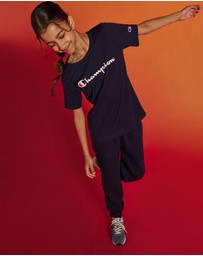 Champion - Champion Script Short Sleeve Tee - Kids-Teens