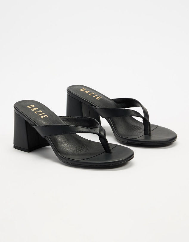 Dazie - Julia Block Thong Heels