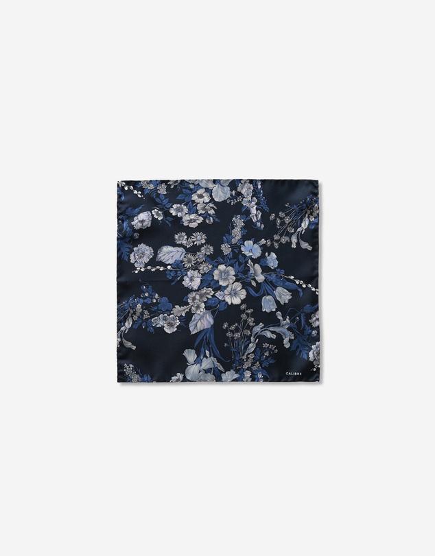 Calibre - Midnight Bloom Pocket Square