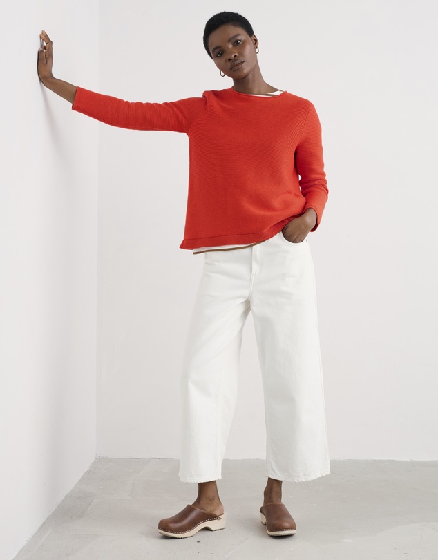 Seasalt - Seasalt Cornwall Orange Makers Jumper