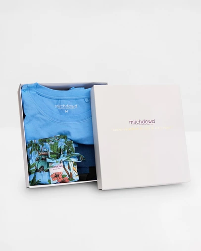 Mitch Dowd - Mitchdowd Surf Summer Cotton Pyjama Set And Wet Pack Gift Box