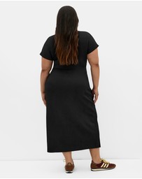 City Chic - Mae Side Tie Midi Dress