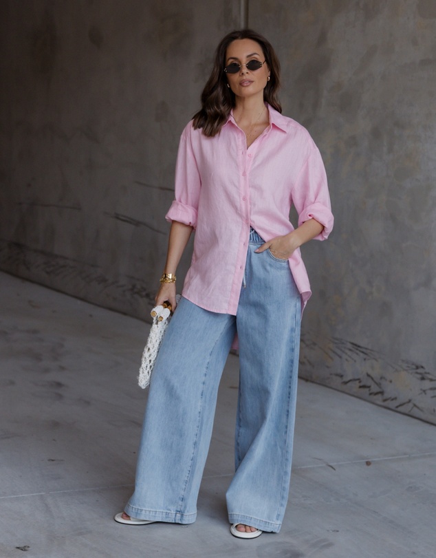 ALEXANDRA - Dune Shirt Light Pink