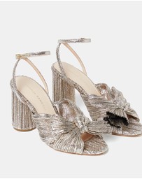 Loeffler Randall - Camellia Pleated Knot Heeled Sandals